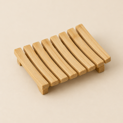 Bamboo soap dish